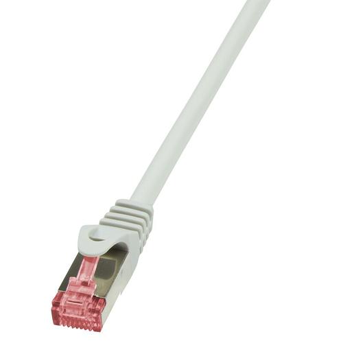 Cablu S/FTP LOGILINK Cat6, LSZH, cupru, 30 m, gri, AWG27, dublu ecranat CQ2122S