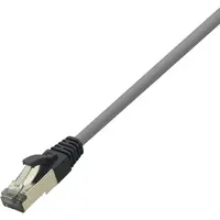 Cablu S/FTP LOGILINK Cat8.1, LSZH, cupru, 0.50 m, gri, AWG26, dublu ecranat CQ8022S
