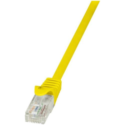 Cablu UTP LOGILINK Cat6, cupru-aluminiu, 0.5 m, galben, AWG24, CP2027U