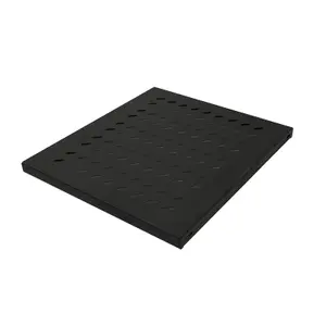 Raft fix Logilink 1U pentru rack 19″, adancime 345mm, sarcina maxima 50Kg, fixare 4 puncte, dedicat pentru cabinet cu adancime 600mm