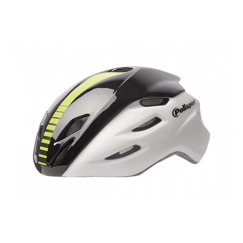 Casca Road Polisport Aero - 58-61 Cm, L, Alb-Negru Casca Road Polisport Aero - 58-61 Cm, L, Alb-Negru