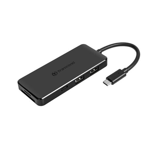 Hub USB Transcend TS-HUB5C, SD/MicroSD, USB type C, 2 x USB type A