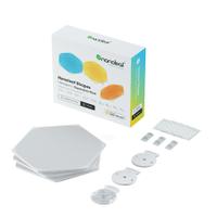 Panouri luminoase modulare inteligente Nanoleaf pent extindere Shapes Hexagons, LED RGBW, 3 panouri