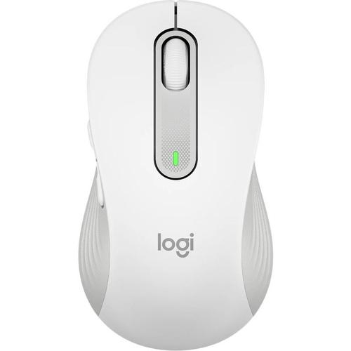 Mouse Wireless Logitech Signature M650 L, Bluetooth/USB (Alb)