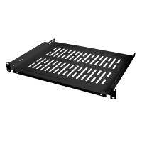Raft fix Logilink SF1C45B 1U pentru rack 19″, adancime 350mm, sarcina maxima 10Kg, otel 1.5mm