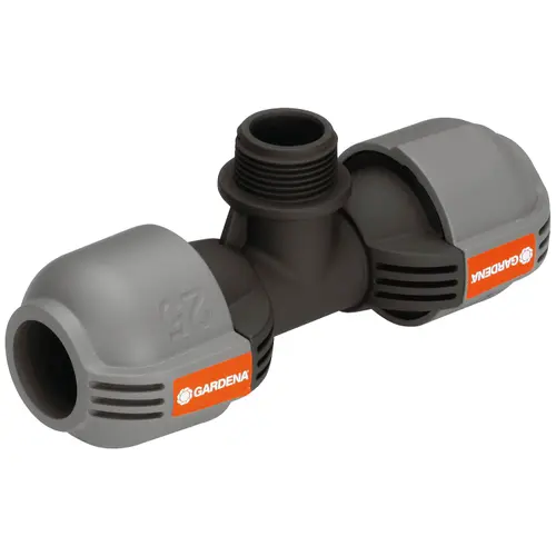 Conector Gardena in forma de T pentru conducta, 25 mm, Filet exterior 1/2inch