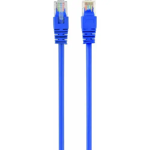 Cablu UTP SPACER SP-PT-CAT5-0.25M-BL, Cat5e, cupru-aluminiu, 0.25 m, albastru, AWG26
