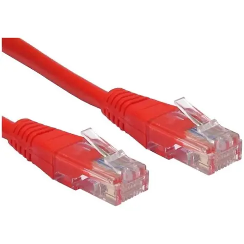 Cablu UTP SPACER SP-PT-CAT5-3M-R, Cat5e, cupru-aluminiu, 3 m, rosu, AWG26