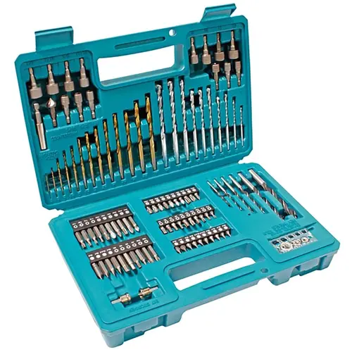 Set 102 accesorii burghie si capete de insurubat, Makita, B-68432