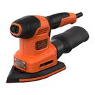 Slefuitor cu excentric Black & Decker BEW200-QS, talpa triunghiulara, 200 W, turatie 12000 rpm