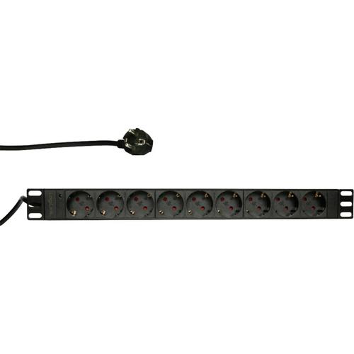 Prelungitor , LogiLink , 9 prize germane swi 2m , negru