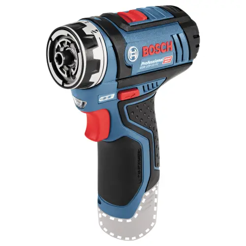 Masina de gaurit si insurubat (bormasina) pe acumulator Bosch Professional 06019F6004, 12 V, 15/30 Nm, 1300 RPM, insertie L-Boxx pentru scula electrica si incarcator, cutie carton