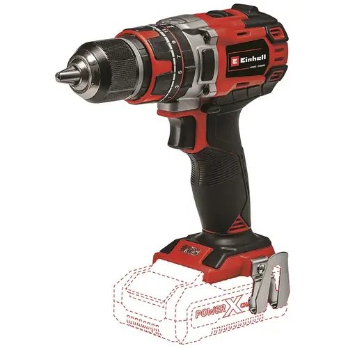 Masina de gaurit si insurubat, cu impact, Einhell Power X-Change TE-CD 18/50 Li-i BL - Solo, Brushless, 18 V, 50 Nm, 2 trepte cuplu, setari cuplu 22 trepte, livrat fara acumulator si incarcator