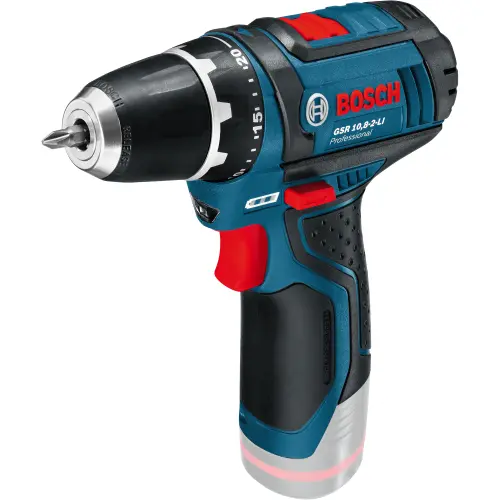 Masina de gaurit si insurubat (bormasina) pe acumulator Bosch Professional GSR 12V-15, 12 V, 1300 RPM, 20+1 trepte torsiune, 30 Nm, accesorii incluse