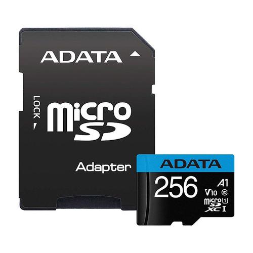 Card de memorie  Adata Premier, MicroSD, UHS-I, Clasa 10, 256 GB + Adaptor
