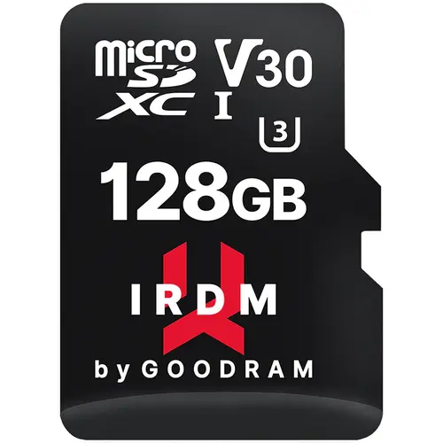 Card de memorie Goodram IR-M3AA-1280R12, 128GB, UHS I, cls 10, microSDXC  + adaptor,