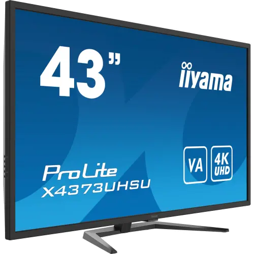 Monitor iiyama ProLite X4373UHSU-B1 43inch VA LED, 4K, PbP, 3ms, DisplayPort, HDMI, FlickerFree