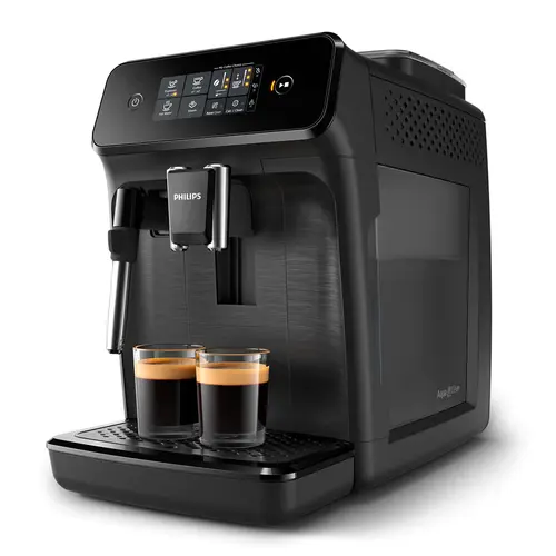 Espressor automat Philips EP2224/10, 2 Bauturi, Rasnita Ceramica, Sistem de Spumare a Laptelui, Ecran Tactil (Negru) Espressor automat Philips EP2224/10, 2 Bauturi, Rasnita Ceramica, Sistem de Spumare a Laptelui, Ecran Tactil (Negru)