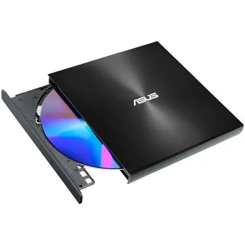 DVD writer extern ASUS ZenDrive U8M, 8X, ultra-subtire 13.9mm, suport M-DISC, USB tip C, compatibil Windows si Mac OS, Nero BackItUp, E-Green, Negru - 0 | YEO