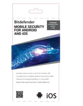 Bitdefender Mobile Security pentru Android si iOS, 3 dispozitive, scratch card - 0 | YEO