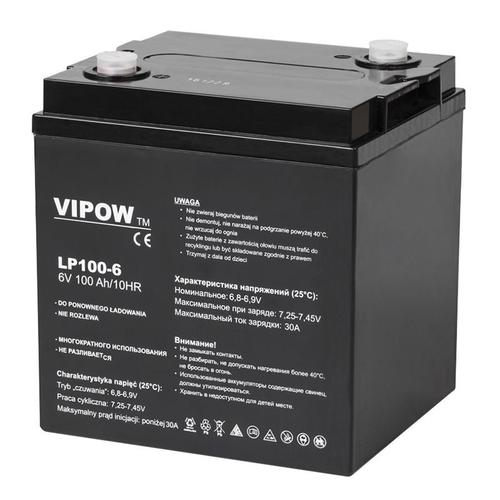 Acumulator Vipow, 6 V, 100 Ah - 0 | YEO