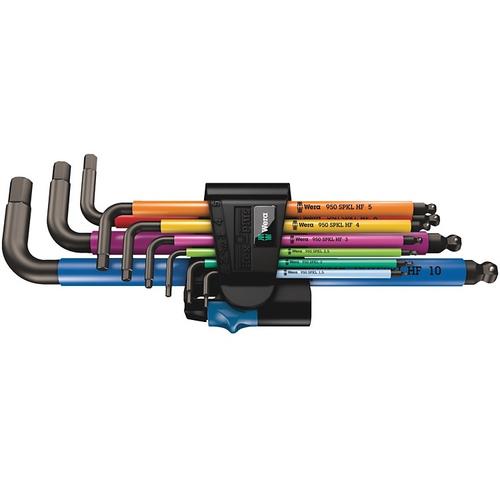Set chei imbus cu profil hexagonal, multicolor, 1.5-10 mm, 9 bucati, Wera Set chei imbus cu profil hexagonal, multicolor, 1.5-10 mm, 9 bucati, Wera