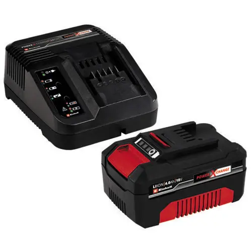 Kit acumulator si incarcator Einhell PXC 4512042, 18 V, 4.0 Ah, putere maxima 900 W