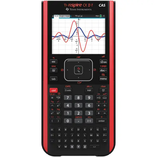 Calculator grafic avansat Texas Instruments TI-Nspire™ CX II-T CAS, afisaj color