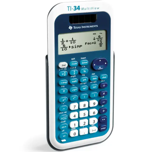 Calculator stiintific Texas Instruments TI-34 MultiView™, afisaj MultiView™ 4 linii