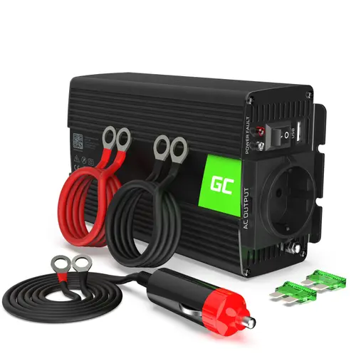 Invertor de tensiune 300W/600W 12V la 230V Volt USB DC AC Green Cell