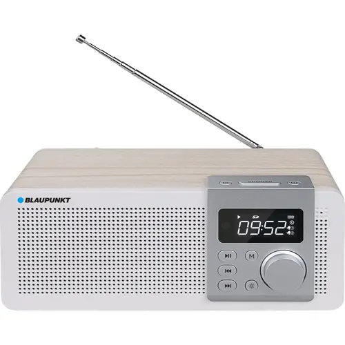 Radioceas portabil Blaupunkt PP14BT, Bluetooth, SD, USB, AUX, alarma, bej