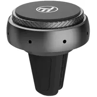 Suport magnetic de telefon Tellur pentru ventilatie FreshDot, Odorizant Lamaie, Gri