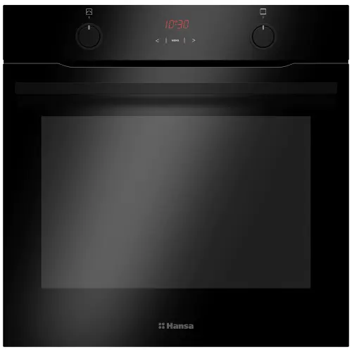 Cuptor incorporabil Hansa BOESS694097, 77 l, 11 functii, Grill, Timer electronic, Clasa A, Negru