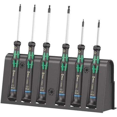 Set surubelnite Kraftform Micro, profil hexagonal, 6 bucati, Wera 2052/6