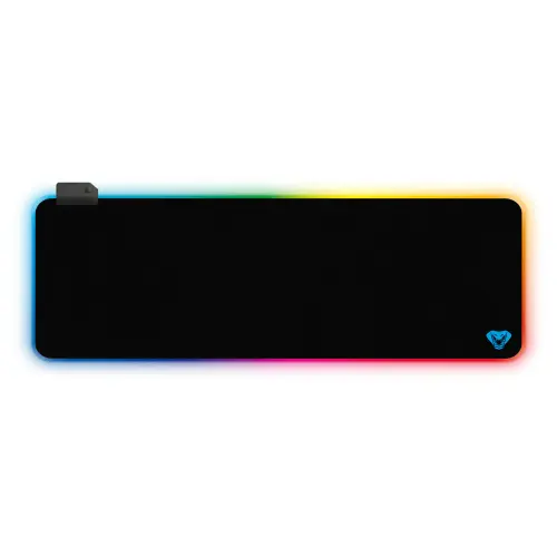 Mouse Pad Gaming cu Iluminare Led RGB Media-Tech MT262, Negru