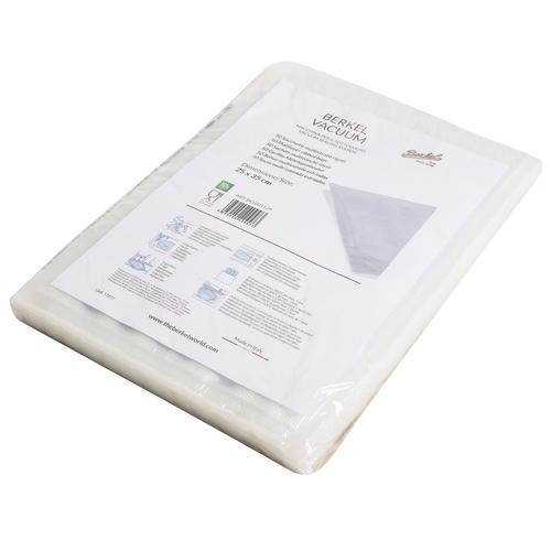 Set de 50 pungi universale pentru vidat alimente Berkel, 25 x 35 cm, rezistente la rupere si temperaturi inalte pana in 100 C, multistrat, potrivite pentru cuptorul cu microunde - 0 | YEO