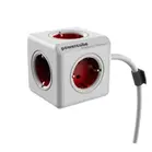 Prelungitor PowerCube Allocacoc 1304/1307 Extended, 5 prize, 3m, Alb