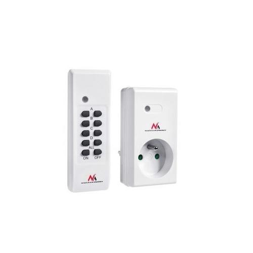 Priza de perete controlabila din telecomanda + 2 baterii incluse
