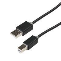 Cablu de date Unitek Y/C421GBK USB 2.0 A tata / USB 2.0 B tata, 5m (Negru)