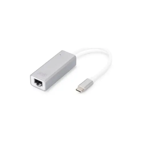 Adaptor Convertor USB 3.1 typeC, RJ45, RTL8153 Digitus Adaptor Convertor USB 3.1 typeC, RJ45, RTL8153 Digitus