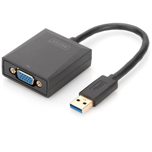 Adaptor Digitus DA-70840, USB 3.0 - VGA, Full HD Adaptor Digitus DA-70840, USB 3.0 - VGA, Full HD