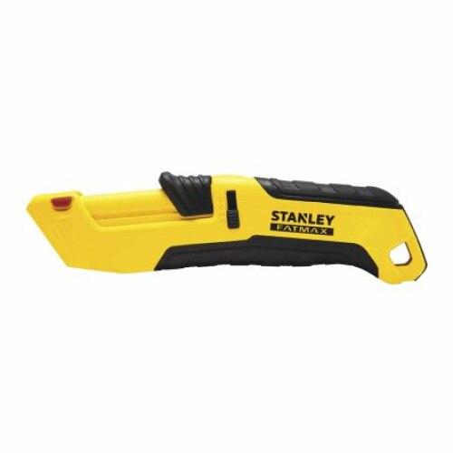 Cutter Stanley FATMAX glisant cu maner de cauciuc, rosu cu negru