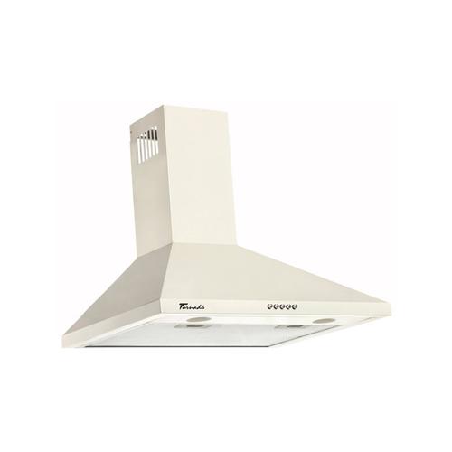 Hota tip Cupola Tornado Kent 750 (60) LED, 1 motor Turbo, latime 60 cm, 3 viteze, absorbtie 750 m3/ora, filtru anti-grasimi aluminiu 5 straturi (Bej)