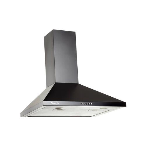 Hota tip Cupola Tornado Kent 750 (50) LED, 1 motor Turbo, latime 50 cm, 3 viteze, absorbtie 750 m3/ora, filtru anti-grasimi aluminiu 5 straturi (Negru)