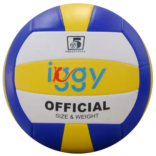 Minge volei Iggy igvb-basic, material PVC si cusatura, dimensiune 5, greutate 240 grame
