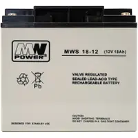 Acumulator AGM MW 18-12S, 12V / 18Ah