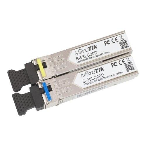 Set de 2 module SFP, S-35LC20D, S-53LC20D, Mikrotik