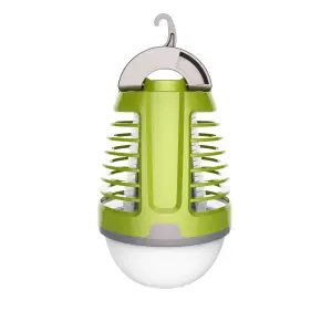 Felinar Led 2in1, Platinet 44890, cu UV anti-insecte, 2000mAh litiu, 70 lm, IP44, verde