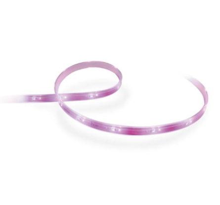 Extensie banda LED inteligenta Philips Hue Lightstrip Plus, ZigBee Light Link, Bluetooth,11.5W, 950 lm, lumina ambianta alba si color, 1 m - 0 | YEO