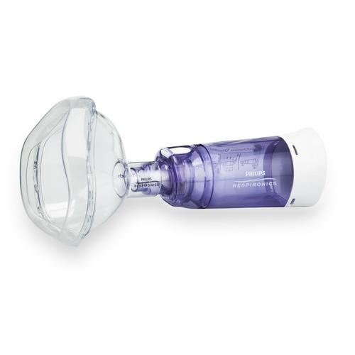Camera de inhalare 5 ani - adulti, Philips Respironics Optichamber Diamond, masca marime L Camera de inhalare 5 ani - adulti, Philips Respironics Optichamber Diamond, masca marime L